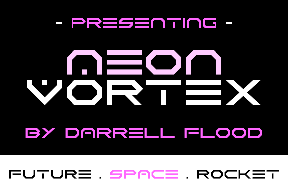 Neon Vortex font